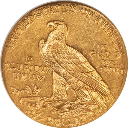 $2.50 1910 $2.50 INDIAN GOLD QUARTER EAGLE – NGC MS-62, GREAT LUSTER!