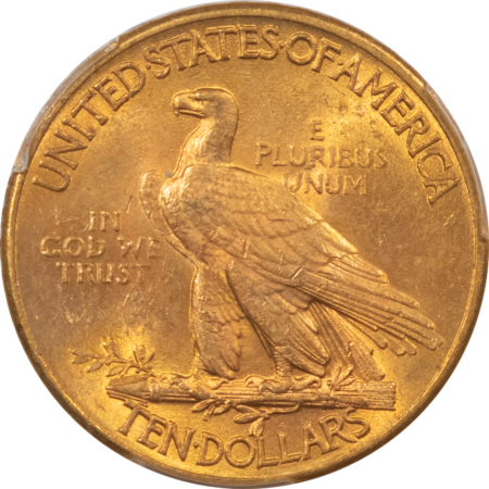 $10 1912 $10 INDIAN GOLD EAGLE – PCGS MS-62, NICE ORIGINAL LUSTER!