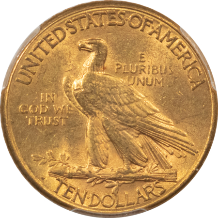 $10 1912-S $10 INDIAN GOLD EAGLE – PCGS MS-62, NICE ORIGINAL, SCARCE!