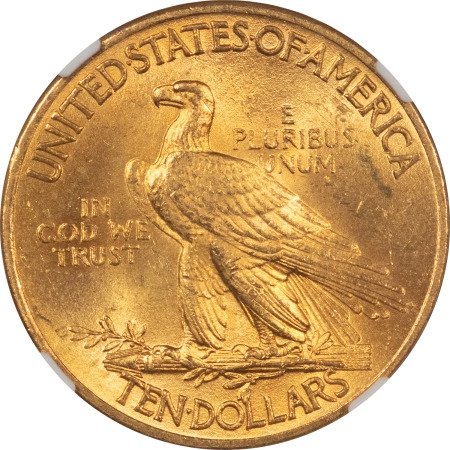 $10 1913 $10 INDIAN GOLD EAGLE – NGC MS-64, BETTER DATE!