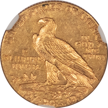 $2.50 1913 $2.50 INDIAN GOLD QUARTER EAGLE – NGC MS-62