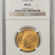 $10 1914-S $10 INDIAN GOLD EAGLE – PCGS MS-62, SCARCE! FRESH W/ ORIGINAL LUSTER!