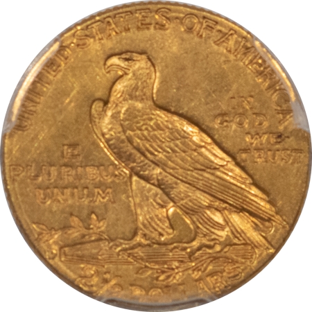 $2.50 1914-D $2.50 INDIAN GOLD QUARTER EAGLE – PCGS MS-62, TOUGH DATE!