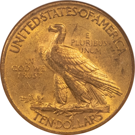 $10 1915 $10 INDIAN GOLD EAGLE – NGC MS-62, ORIGINAL, BETTER DATE!