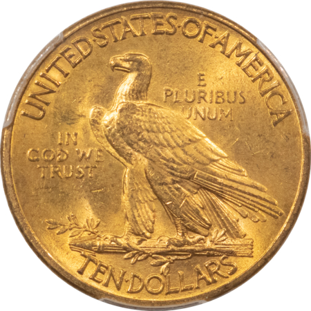 $10 1915 $10 INDIAN GOLD EAGLE – PCGS MS-62, LUSTROUS!