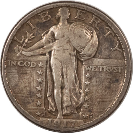 New Store Items 1917-D TY II STANDING LIBERTY QUARTER – PLEASING CIRCULATED EXAMPLE!