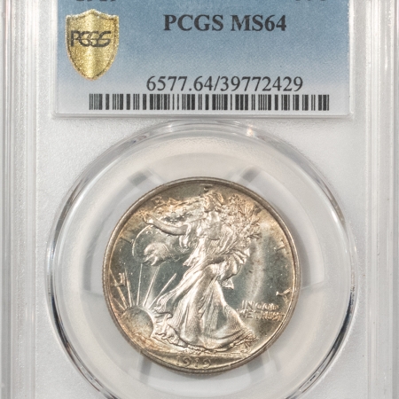 New Store Items 1919 WALKING LIBERTY HALF DOLLAR – PCGS MS-64, LUSTROUS, ATTRACTIVE WELL-STRUCK!