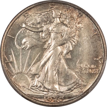 CAC Approved Coins 1920-D WALKING LIBERTY HALF DOLLAR – PCGS AU-58, PQ, RARE FIND! CAC APPROVED!