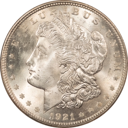 Morgan Dollars 1921 $1 MORGAN DOLLAR – DGS A REAL BLAST WHITE GEM!