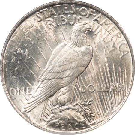 New Certified Coins 1923 $1 PEACE DOLLAR – PCGS MS-63, BLAST WHITE, OLD GREEN HOLDER!