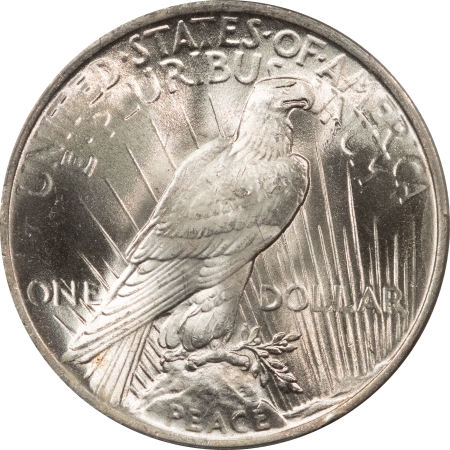 CAC Approved Coins 1923 $1 PEACE DOLLAR – PCGS MS-66+ SUPERB BLINDING LUSTER, PREMIUM QUALITY, CAC!