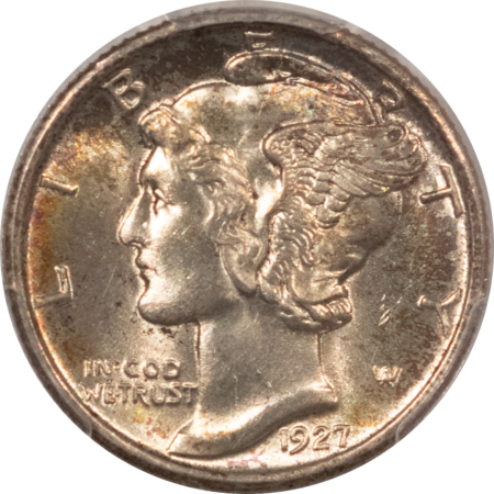 Mercury Dimes 1927 MERCURY DIME – PCGS MS-64 FB, ORIGINAL AND VERY ATTRACTIVE!