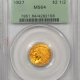 $2.50 1928 $2.50 INDIAN GOLD QUARTER EAGLE – NGC MS-64, LUSTROUS!