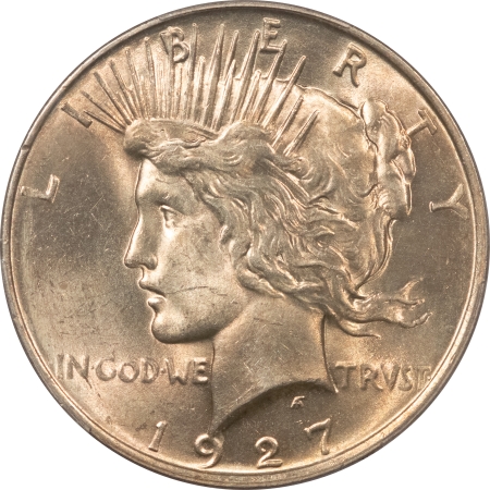 New Certified Coins 1927-D $1 PEACE DOLLAR – PCGS MS-62, FLASHY!