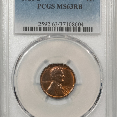 Lincoln Cents (Wheat) 1928-S LINCOLN CENT – PCGS MS-63 RB