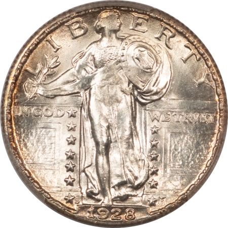 New Certified Coins 1928-S STANDING LIBERTY QUARTER – PCGS MS-65, PREMIUM QUALITY! BLAZER!