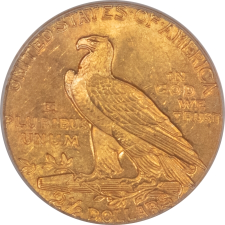 $2.50 1929 $2.50 INDIAN GOLD QUARTER EAGLE – PCGS MS-63, OLD GREEN HOLDER, PQ!