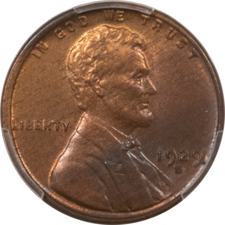 Lincoln Cents (Wheat) 1929-D LINCOLN CENT – PCGS MS-64 RB