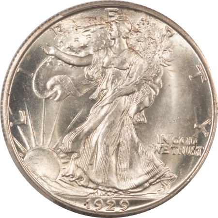 New Certified Coins 1929-D WALKING LIBERTY HALF DOLLAR – PCGS MS-65, FRESH LUSTROUS GEM! PQ!