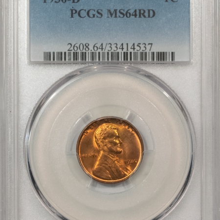 Lincoln Cents (Wheat) 1930-D LINCOLN CENT – PCGS MS-64 RD