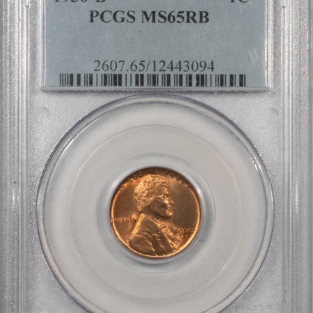 Lincoln Cents (Wheat) 1930-D LINCOLN CENT – PCGS MS-65 RB