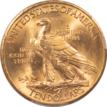 $10 1932 $10 INDIAN GOLD EAGLE – PCGS MS-64, SUPER FLASHY!