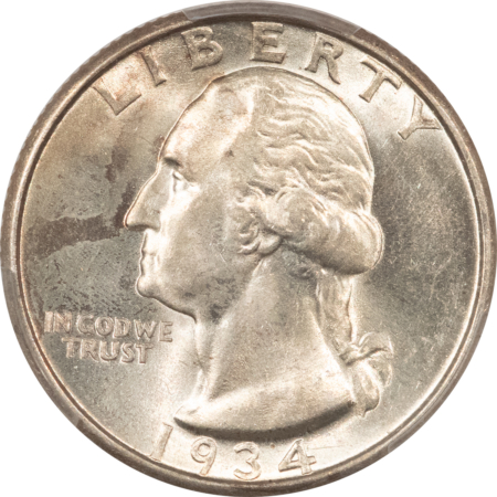 New Certified Coins 1934-D WASHINGTON QUARTER – PCGS MS-62, FRESH & FLASHY, TOUGH DATE!