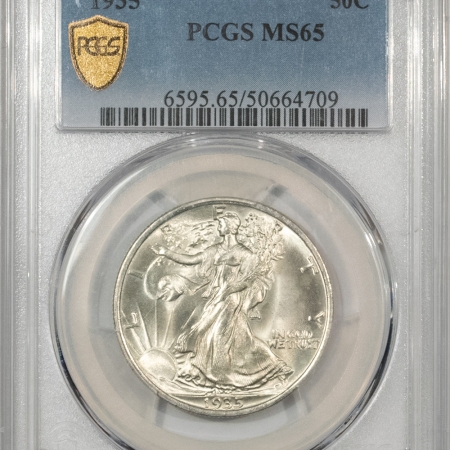 New Certified Coins 1935 WALKING LIBERTY HALF DOLLAR – PCGS MS-65, BLAST WHITE!