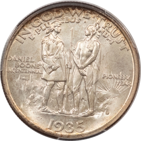 New Certified Coins 1935-D BOONE COMMEMORATIVE HALF DOLLAR – PCGS MS-66, FRESH & PREMIUM QUALITY!