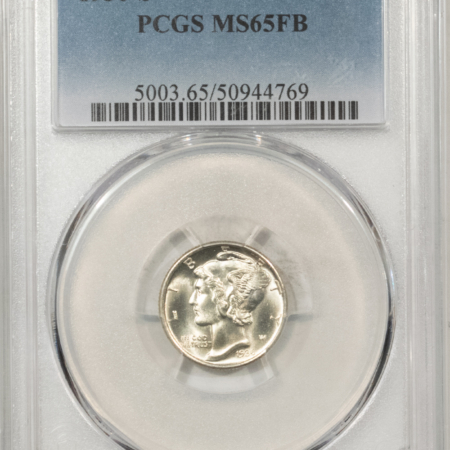 Mercury Dimes 1936-S MERCURY DIME – PCGS MS-65 FB, BLAST WHITE GEM!