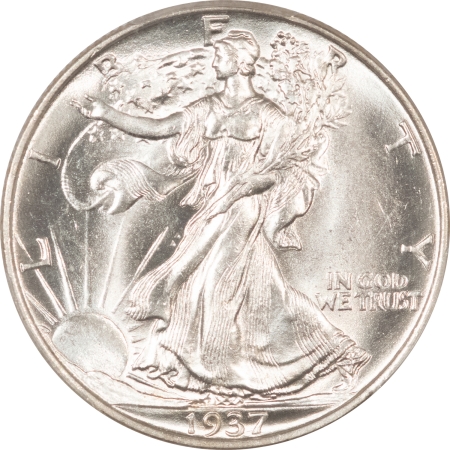 New Certified Coins 1937 WALKING LIBERTY HALF DOLLAR – PCGS MS-63, BLAST WHITE!