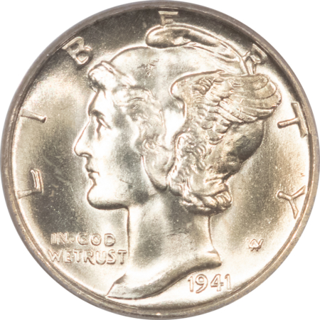 Mercury Dimes 1941-S MERCURY DIME – PCGS MS-66, BLAST WHITE!