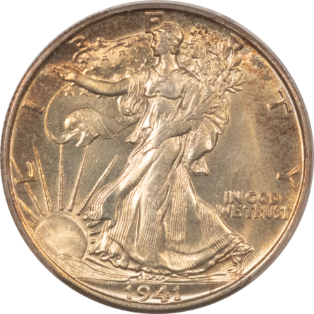 New Certified Coins 1941-S WALKING LIBERTY HALF DOLLAR – PCGS MS-65 PRETTY GEM!