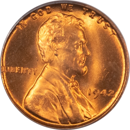 Lincoln Cents (Wheat) 1942 LINCOLN CENT – PCGS MS-65 RD