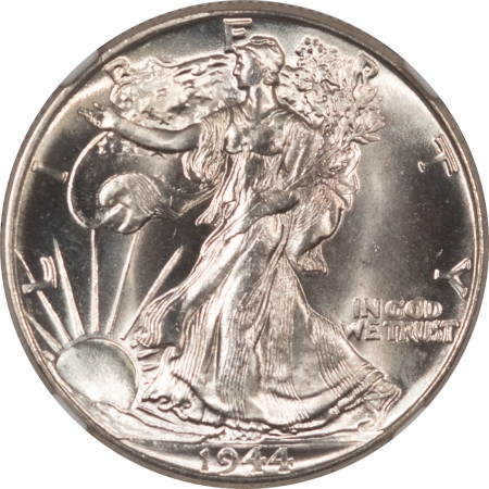 New Certified Coins 1944 WALKING LIBERTY HALF DOLLAR – NGC MS-66, BLAZER!