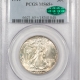 New Certified Coins 1944 WALKING LIBERTY HALF DOLLAR – PCGS MS-66, WHITE HEADLIGHT! SUPERB!