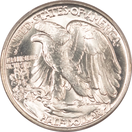 New Certified Coins 1944 WALKING LIBERTY HALF DOLLAR – PCGS MS-66, WHITE HEADLIGHT! SUPERB!