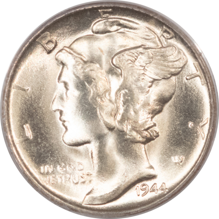 Mercury Dimes 1944-S MERCURY DIME – PCGS MS-66, BLAST WHITE!