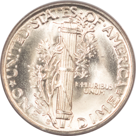 Mercury Dimes 1944-S MERCURY DIME – PCGS MS-66, BLAST WHITE!