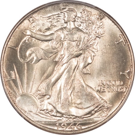 New Certified Coins 1946 WALKING LIBERTY HALF DOLLAR – PCGS MS-65