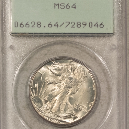 New Store Items 1946-D WALKING LIBERTY HALF DOLLAR – PCGS MS-64, RATTLER! PREMIUM QUALITY!