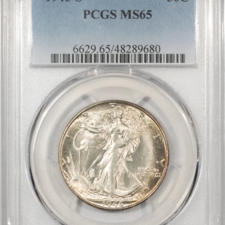 New Certified Coins 1946-S WALKING LIBERTY HALF DOLLAR – PCGS MS-65