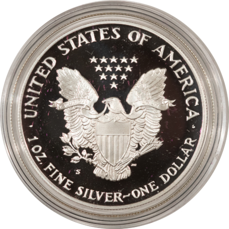 American Silver Eagles 1992 AMERICAN SILVER EAGLE, 1 OZ SILVER BULLION COIN, FRESH GEM PROOF, BOX/COA!