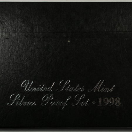 New Store Items 1998-S US SILVER PROOF 5 COIN SET – GEM PROOF IN ORIGINAL GOVERNMENT PACKAGE!