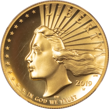 American Gold Eagles, Buffaloes, & Liberty Series 2019-W $100 HIGH RELIEF AMERICAN LIBERTY GOLD SERIES 1OZ .9999 – NGC SP-70 ER