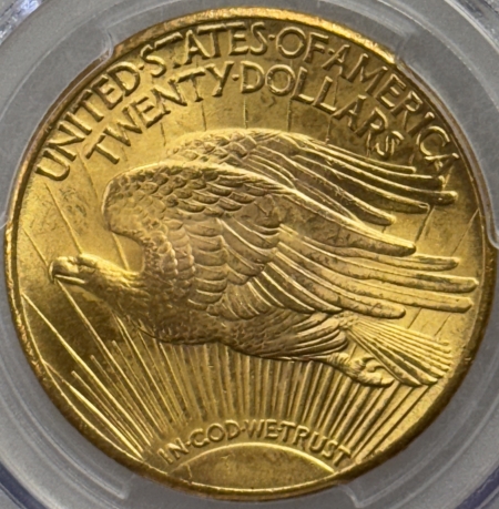 $20 1927 $20 ST GAUDENS GOLD DOUBLE EAGLE – PCGS MS-66