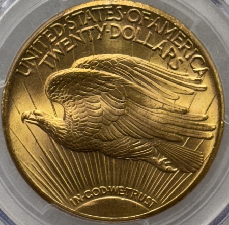 $20 1927 $20 ST GAUDENS GOLD DOUBLE EAGLE – PCGS MS-66