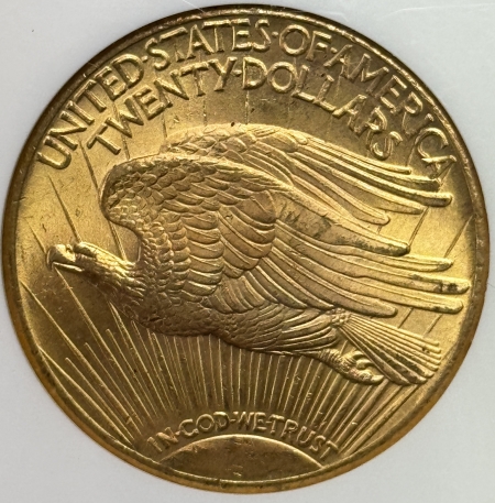 $20 1927 $20 ST GAUDENS GOLD DOUBLE EAGLE – NGC MS-66