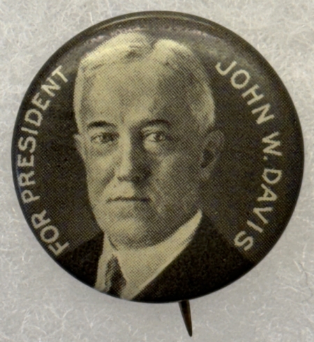 New Store Items SCARCE FOR PRESIDENT JOHN W. DAVIS 7/8″ PICTORIAL CELLO CAMPAIGN BUTTON-nr MINT!