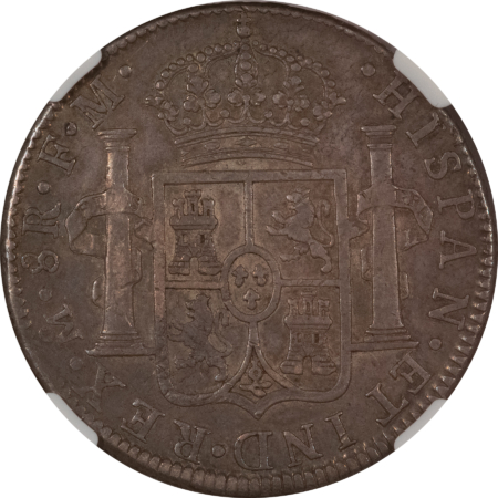 New Certified Coins 1786MO FM MEXICO SILVER 8 REALES, KM-106.2 NGC XF-40, CHARLES III, NICE ORIGINAL